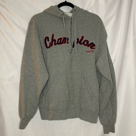 VINTAGE CHAMPION QUARTER ZIP (M) - Picture 1 of 6